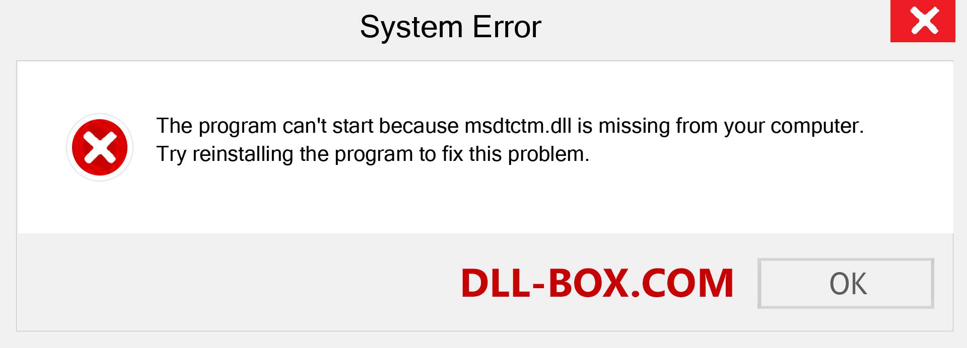  msdtctm.dll file is missing?. Download for Windows 7, 8, 10 - Fix  msdtctm dll Missing Error on Windows, photos, images