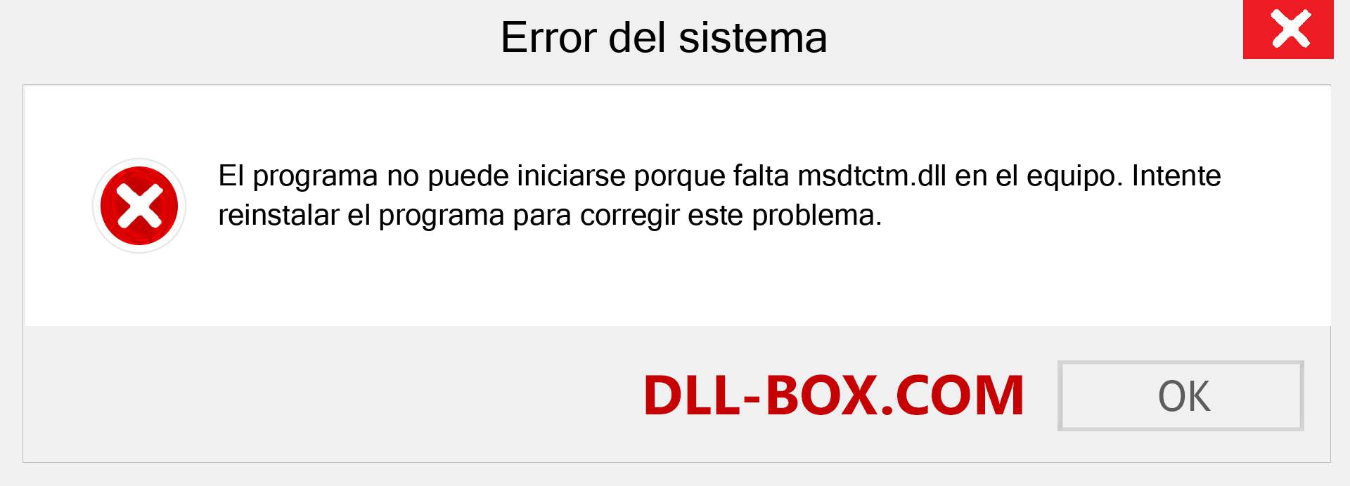 ¿Falta el archivo msdtctm.dll ?. Descargar para Windows 7, 8, 10 - Corregir msdtctm dll Missing Error en Windows, fotos, imágenes